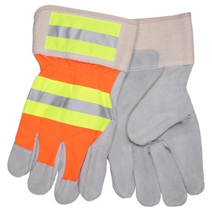 ถุงมือทำงานแบบสะท้อนแสงหลายสี Hi Vis ป้องกันการลื่น ป้องกันแรงกระแทก พร้อมแถบสะท้อนแสงที่ข้อมือ ป้องกันการบาด ราคาประหยัด - Product Image 1