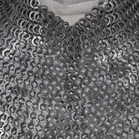 Coif de chaîne médiévale authentique en acier doux de qualité supérieure, riveté à plat, protection de la tête et du cou, armure pour adulte, prêt à porter
