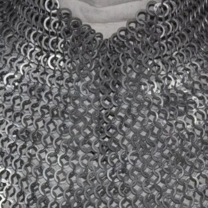 Auténtico Medieval de primera calidad Full Coif Chainmail Hood Acero suave Cosplay Recreación Precios al por mayor para regalos y uso - Product Image 2