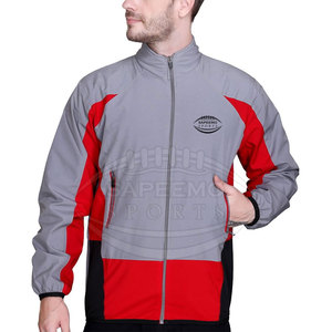 Men's <b>Winter</b> Sportswear <b>Jacket</b> Windproof Breathable Stand Collar Front Logo for <b>Running</b> and Hiking - Product Image 1