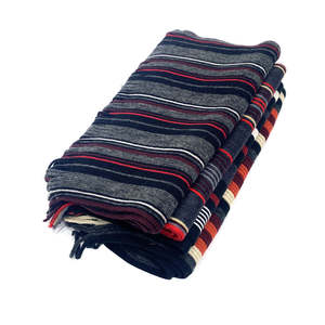 double sided football scarfs sportswear sustainable <b>scarves</b> customized design 100 percent <b>knitted</b> fans <b>scarf</b> oem services - Product Image 4