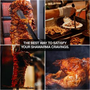 Asador de Shawarma de <span class=keywords><strong>Gas</strong></span> de Alto Rendimiento, Máquina de Kebab Giratoria, Parrilla para Kebab Doner, para Pollo, Cordero, Res y Cerdo - Product Image 6