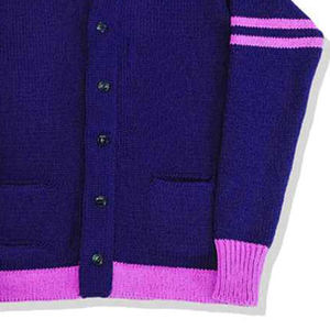 Nuevo cárdigan de punto acrílico con cuello en V informal de alta calidad, suéter universitario de invierno, botón para hermandades, fraternidades - Product Image 3