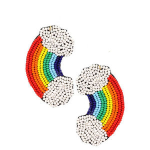 Meilleure qualité nouveau Design broches en fil de lingot en gros broches en fil de lingot à bas prix belle oreille anneau arc-en-ciel broche #007 - Product Image 1