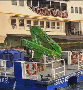 Grúa de cubierta plegable Marina hidráulica de alta calidad con capacidad de 5 toneladas, construcción ligera, momento de alta carga, nueva característica, bomba, caja de cambios - Product Image 6