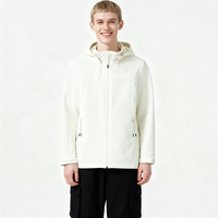 Chaqueta Softshell para Hombre OME, Tejido Softshell 100D con Forro Polar, Impermeable, Transpirable, Abrigo para Exteriores, Ropa de Invierno