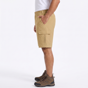 Unisex Quick Dry Hiking Shorts Custom OEM Label Polyester Cargo Style for Outdoor Trekking - Product Image 3