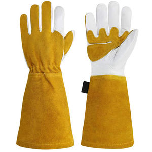 Gants de soudage TIG en cuir de qualité supérieure résistants à la chaleur Gants de soudage au pouce naturels légers - Product Image 3