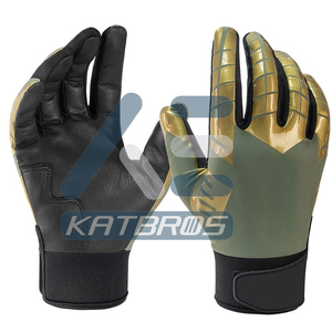 Guantes de Bateo de Béisbol de Cuero OEM Personalizados, Diseño de Agarre Superior con Comodidad Confiable para Entrenamiento Diario - Product Image 4