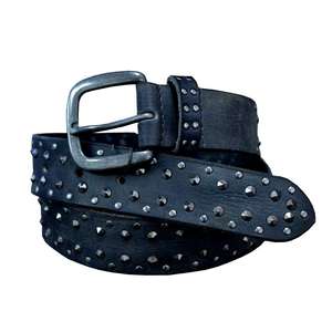 Ceinture en cuir véritable pour hommes avec logo personnalisé d'usine 4mm d'épaisseur boucle en laiton massif en cuir de vachette de luxe vintage - Product Image 3