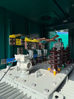 Tableau de distribution électrique moyenne tension 33KV 1250KVA, substation préfabriquée plug-and-play avec acier inoxydable IP54