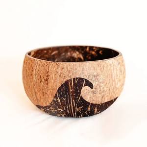 Bols en coquille de noix de coco de haute qualité, à motifs gravés à la main, articles de décoration pour la maison, provenant du Vietnam - Product Image 4