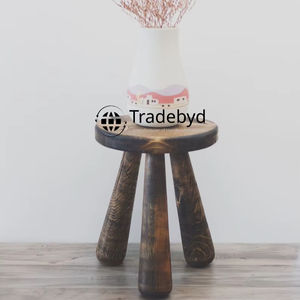 Elegant Handcrafted Solid Wood Modern <b>Adjustable</b> Velvet Upholstery <b>Stool</b> for Apartment Farmhouse Bedroom School Use Tradebyd - Product Image 1