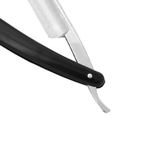 Maquinilla de Afeitar de Seguridad para Hombre con Mango de Plástico y Hoja de Acero Inoxidable para Afeitar la Cara, Lista para Uso Profesional - Product Image 4