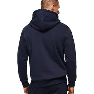 ชุดกีฬา2ชิ้นมีฮู้ดแขนยาวมีซิปสำหรับผู้ชายชุดวอร์มลำลองมีฮู้ดสำหรับวิ่งฤดูหนาว - Product Image 5