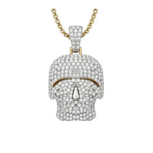 Star Dust Pendentif Hip Hop en argent sterling 925 pour hommes Diamant cultivé en laboratoire à la mode pour les fêtes de mariage Pendentifs de mode - Product Image 1