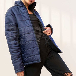 เสื้อแจ็คเก็ตพัฟเฟอร์ผู้หญิงสำหรับฤดูหนาว คุณภาพสูง ระบายอากาศได้ดี  โลโก้ด้านหน้าแบบถัก  ขายดีอันดับต้นๆ  รับผลิตตามแบบ OEM  ขายส่ง - Product Image 4