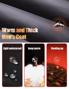 Chaqueta acolchada de invierno para hombre, venta al por mayor de alta calidad, logotipo personalizado impreso, a prueba de viento, impermeable, bolsillos con cierre de cremallera, OEM disponible - Product Image 4