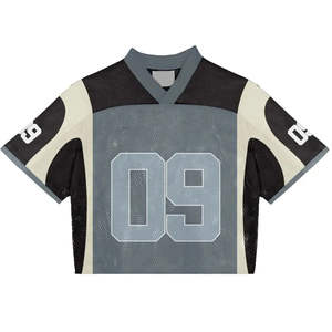 Último Modelo de Camiseta de Fútbol Americano, Talla Grande, 100% Poliéster, Transpirable, Personaliza Tu Propio Diseño, Color Personalizado, Venta al Por Mayor, La Mejor - Product Image 6