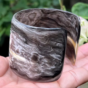 Buffalo Horn Natural Bangles <b>Bracelet</b> Crafting Buffalo Horn Hand Jewelry - Product Image 1