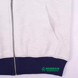 เสื้อฮู้ดซิปสตรีทแวร์ลดราคาสุดฮอต ยูนิเซ็กส์ ราคาถูก คุณภาพสูง ผ้าฝ้ายฟลีซ/เฟรนช์เทอร์รี่ 100% แห้งเร็ว ระบายอากาศได้ดี - Product Image 4