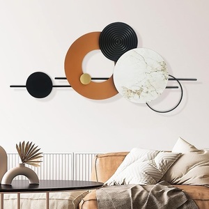 Haute vente fabriqué à la main géométrique tenture murale Art Sculptures murales de luxe pour bureau salon cuisine meilleure idée pour les cadeaux - Product Image 1