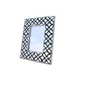 High Quality Rectangular Resin <b>Photo</b> <b>Frame</b> with Fancy Design Customizable Logo Polish Finish for Home Decoration Bone Inlay - Product Image 3