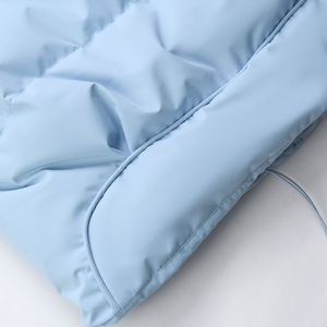 แจ็กเก็ตขนเป็ดน้ำหนักเบากันน้ำใส่ได้ทั้งชายและหญิง, แจ็กเก็ตมีฮู้ดให้ความอบอุ่นกันลมกันลมลายพรางสำหรับการเดินทางกลางแจ้ง - Product Image 6