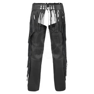 เสื้อผ้าแฟชั่นสำหรับผู้หญิงกางเกงหนังเอวขนาดกลางสำหรับฤดูหนาว - Product Image 3