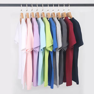 T-shirts vierges grande taille personnalisés en coton extensible 260g, impression DTG, style vintage, fabricant OEM ODM, export en gros - Product Image 2