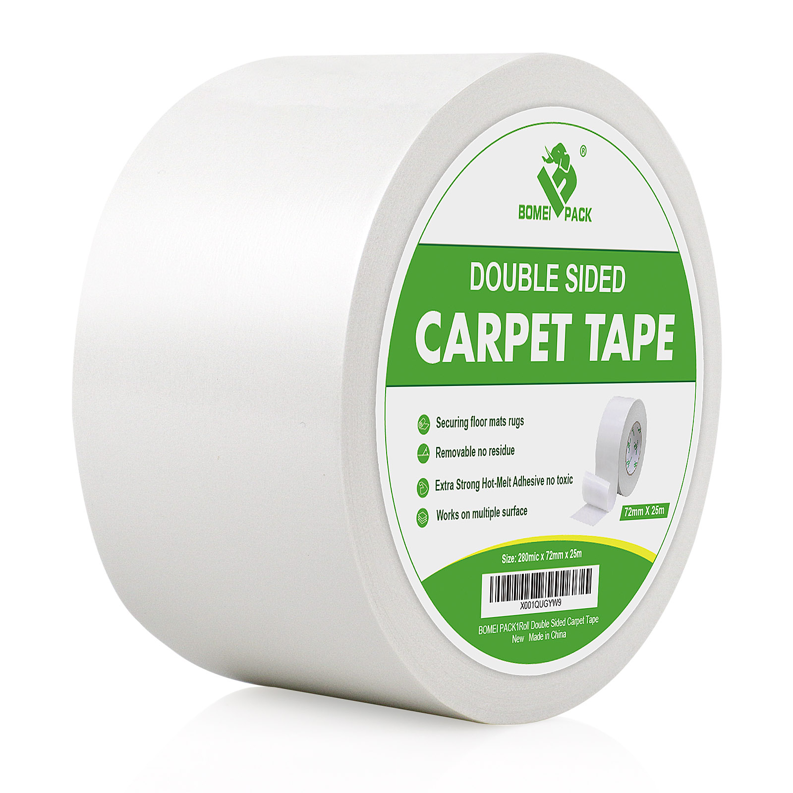 Adhesive Paper Tape Double Sided Self-Adhesive Heavy Duty Waterproof Carpet Underlayment Blinding Tape Packing Tape Hot Melt