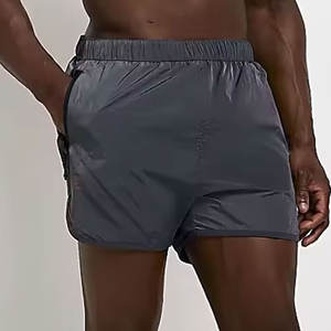 กางเกงขาสั้นผ้าตาข่ายสีพื้นสำหรับผู้ชายกางเกงขาสั้นสำหรับพิมพ์ซับลิเมชันตามสั่งฤดูร้อน - Product Image 2