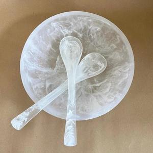 Tazón de Resina Hecho a Mano, Ecológico, Apto para Lavavajillas, de Grado Alimenticio, para Servir Ensaladas y Frutas - Product Image 3