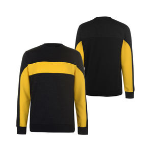 Sudadera de cuello redondo personalizada con logotipo bordado por sublimación, de poliéster y algodón, unisex, talla grande, para hombre, de la marca OEM Warehouse. - Product Image 1