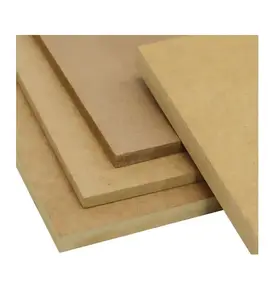 Fiberboards Pet Plastic Coating Finish Filmed Pvc Coated Mdf Panel High Gloss Pet Melamine Faced Board