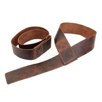 Sangle de levage en cuir avec logo personnalisé, pour musculation, fitness, gym, bodybuilding, entraînement, confortable, antidérapante, sans élasticité