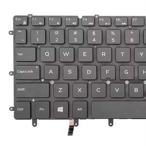 คีย์บอร์ดมาสเตอร์สำหรับแล็ปท็อป คีย์บอร์ดใหม่สำหรับ <span class=keywords><strong>Dell</strong></span> XPS 13 9343 9350 9360 พร้อมไฟแบ็คไลท์สีเทา คีย์บอร์ดแล็ปท็อป - Product Image 4