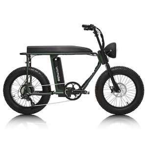 Unimoke MK Green unimoke Electric City e-bike Urban Drivestyle PAS Bicicleta Motorizada de neumáticos gruesos MIT - Product Image 1
