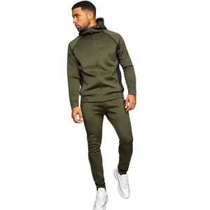 Vente en gros de survêtements légers à séchage rapide pour hommes, vêtements d'hiver, survêtement uni à manches longues, grande taille, nouveauté - Product Image 5