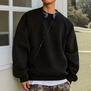 Sweat-shirt unisexe à col rond en coton 100% surdimensionné 350GSM en gros, logo personnalisé, sweat-shirt à col rond pour homme, sweat-shirt à capuche vierge - Product Image 3