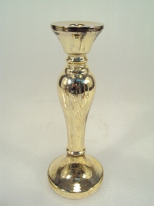 Portavelas de cristal de mercurio dorado para el hogar, sala de estar, boda, fiesta, Navidad, portavelas de cristal decorativo - Product Image 4
