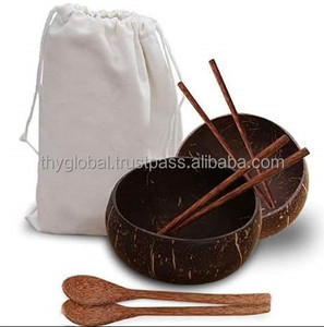 Venta al por mayor de Amazon, productos ecológicos, conjunto de coco orgánico vegano, la mejor oferta, cuchara de coco - Product Image 3