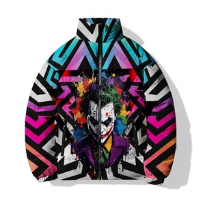 Custom Stylish <b>3D</b> <b>Printed</b> Man Jackets High Quality Zipper Winter Jackets Casual Design Wholesale Puffer Jacket - Product Image 3