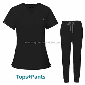 Newest Unisex <b>Scrub</b> Nurse Uniforms Surgery Veterinary Nursing High Quality Twill Polyester/Cotton Stretch Medical <b>Scrubs</b> <b>Sets</b> - Product Image 4