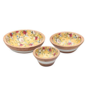 ชุดชามไม้อะคาเซียแบบทนความร้อนเป็นมิตรกับสิ่งแวดล้อมสำหรับงานเลี้ยงสลัดผลไม้ขนมขบเคี้ยว - Product Image 3