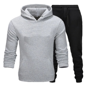 Chándales deportivos personalizados para hombre, chándal Unisex de algodón, jersey con capucha, conjuntos de estilo, ropa deportiva de invierno - Product Image 1