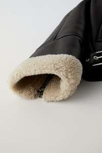 Nouvelle arrivée Veste en cuir confortable pour enfants Veste en cuir de mouton pour enfants avec logo et design personnalisés - Product Image 5