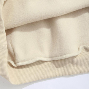 Sweats à capuche surdimensionnés tendance pour hommes meilleure qualité tissage tricoté couleurs unies anti-rétrécissement pas cher service OEM sweats à capuche - Product Image 5