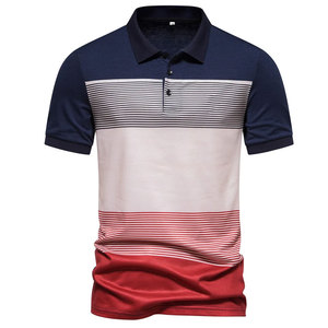 Nuevo diseño personalizado logotipo bordado Color sólido 95% algodón 5% Spandex hombres para Polo camisa 100% uniforme de lona de algodón - Product Image 1