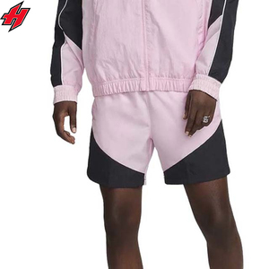 Chándal cortavientos de alta calidad al por mayor, pantalones cortos cortavientos para correr, conjuntos para hombre, conjuntos para hombre de talla grande de calle alta para hombre - Product Image 4